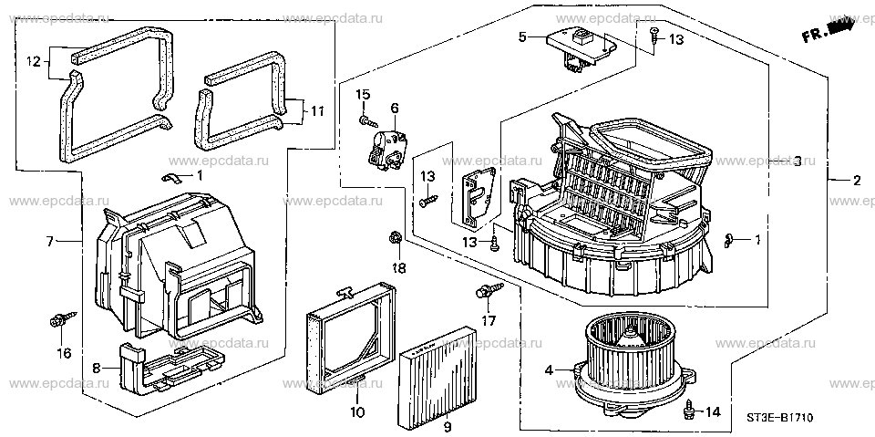 Parts scheme