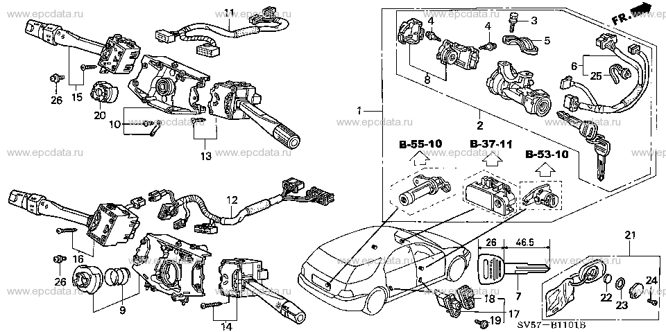 Parts scheme