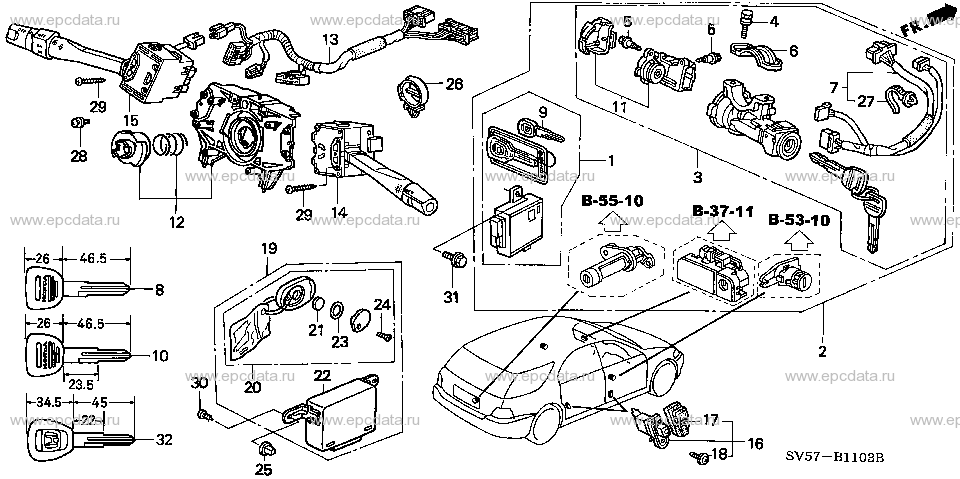 Parts scheme