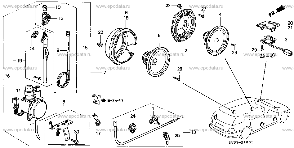 Parts scheme