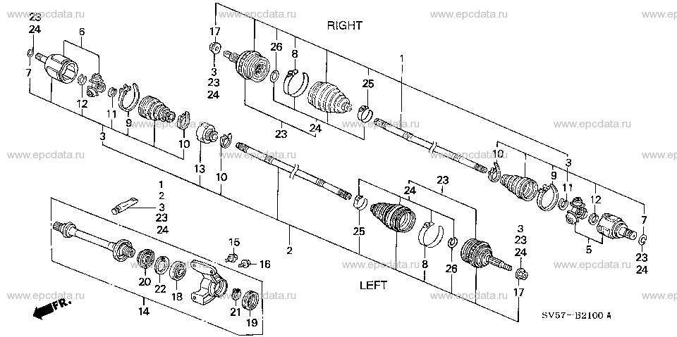 Parts scheme