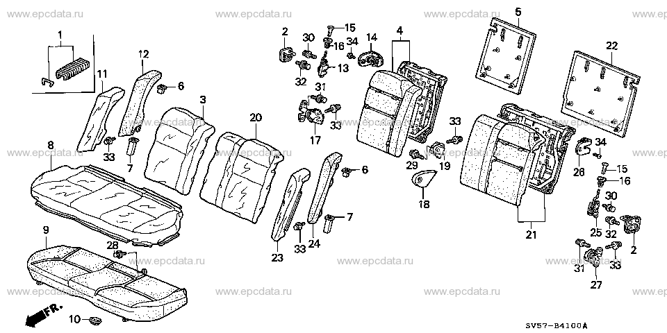 Parts scheme