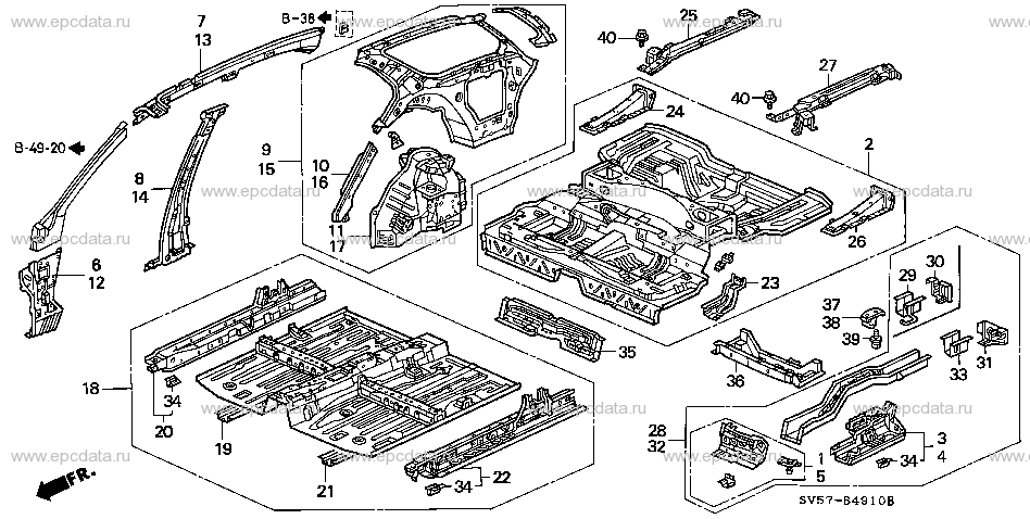 Parts scheme