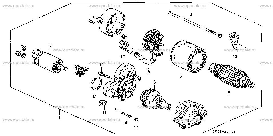 Parts scheme