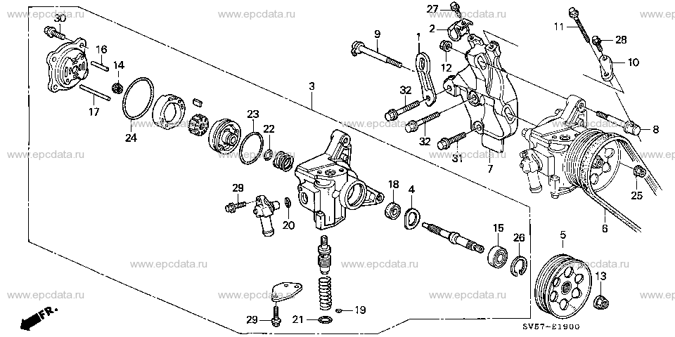 Parts scheme