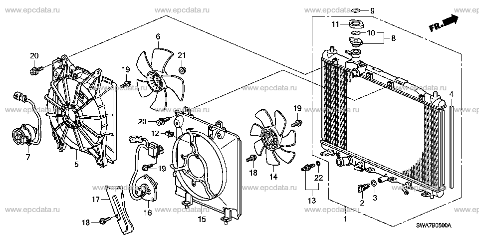 Parts scheme