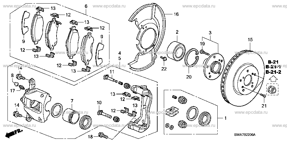 Parts scheme