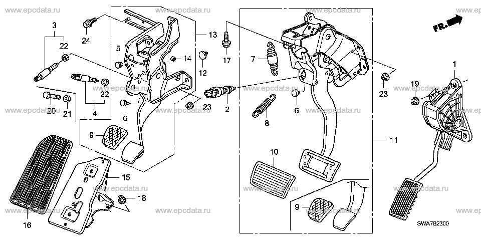 Parts scheme