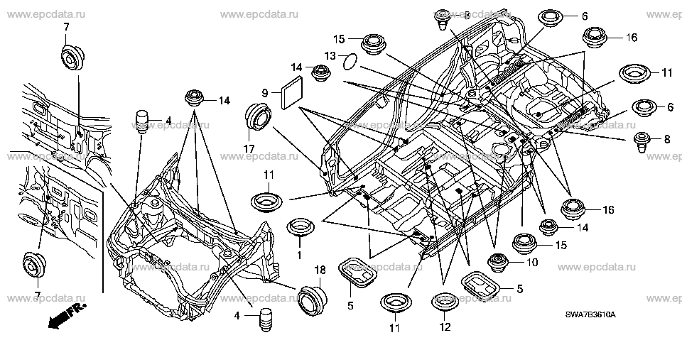 Parts scheme