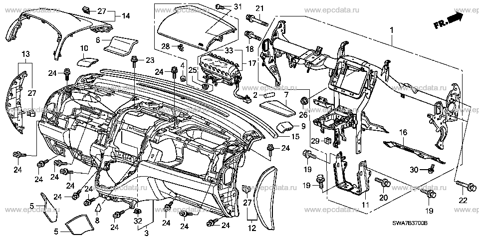 Parts scheme