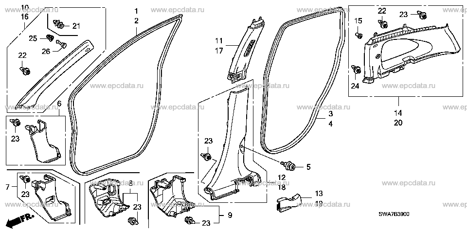 Parts scheme