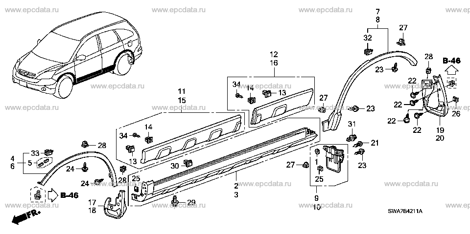 Parts scheme