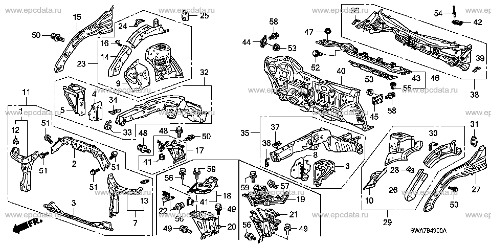 Parts scheme