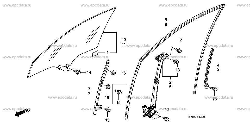 Parts scheme