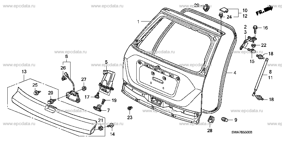 Parts scheme