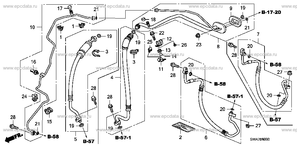 Parts scheme