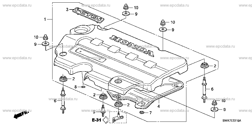 Parts scheme