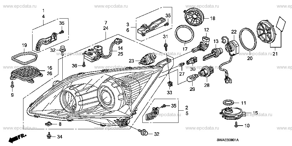 Parts scheme