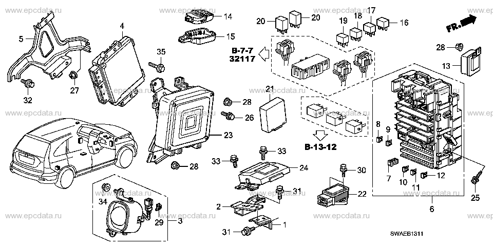 Parts scheme