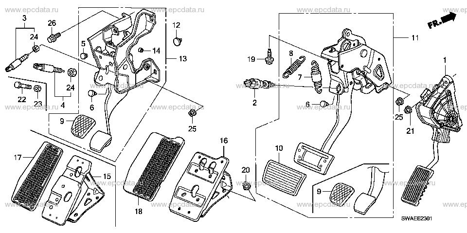 Parts scheme