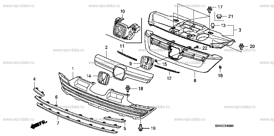 Parts scheme