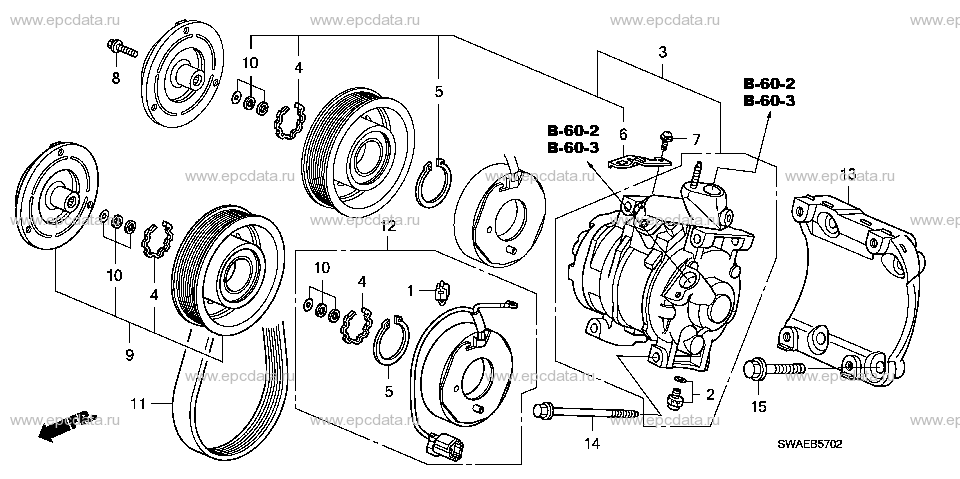 Parts scheme