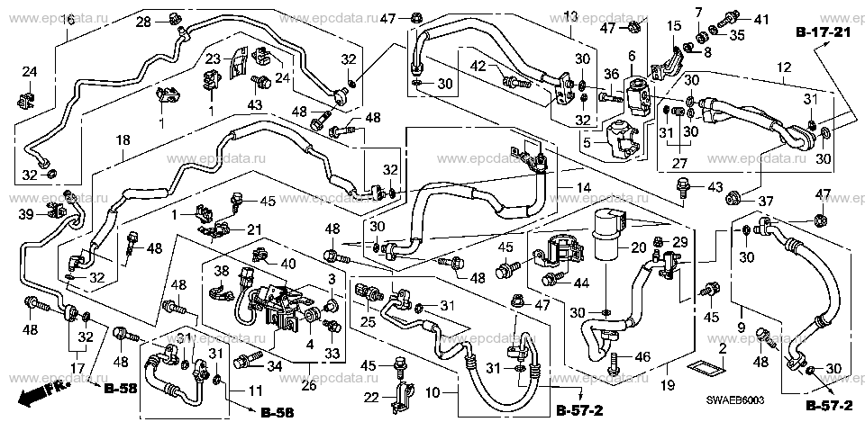 Parts scheme