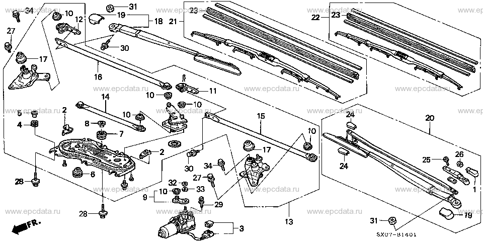 Parts scheme