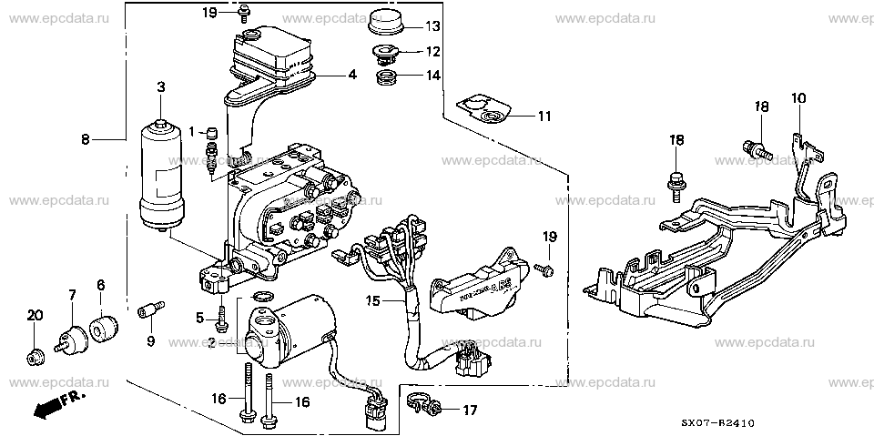 Parts scheme