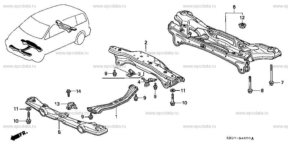 Parts scheme