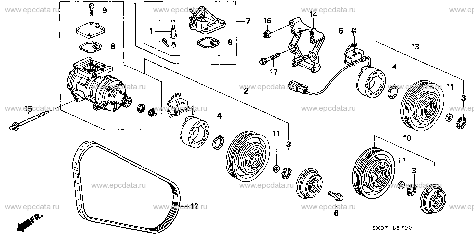 Parts scheme