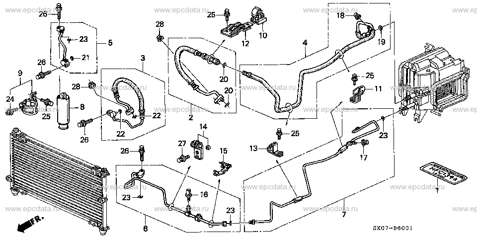 Parts scheme