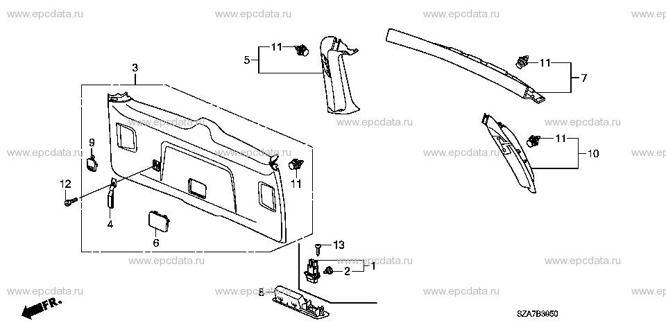 Parts scheme