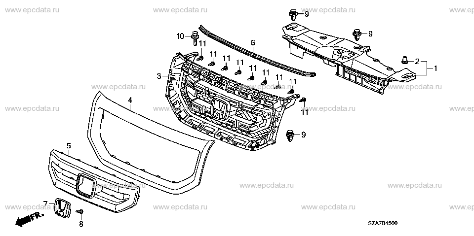 Parts scheme