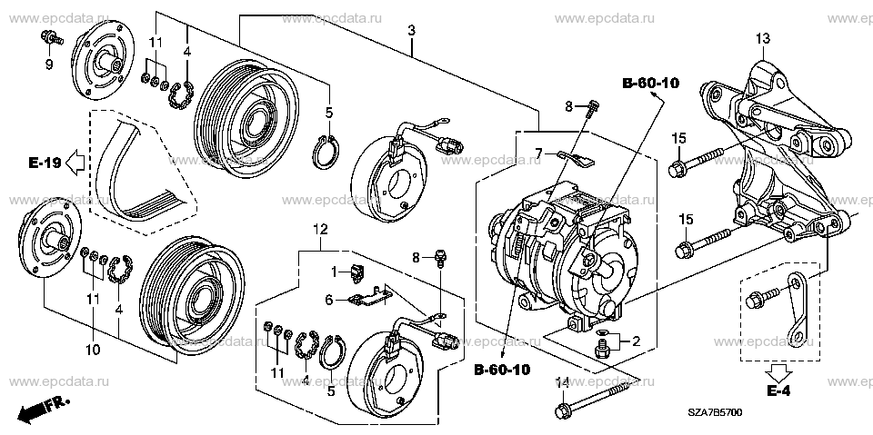 Parts scheme