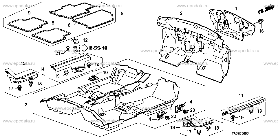 Parts scheme