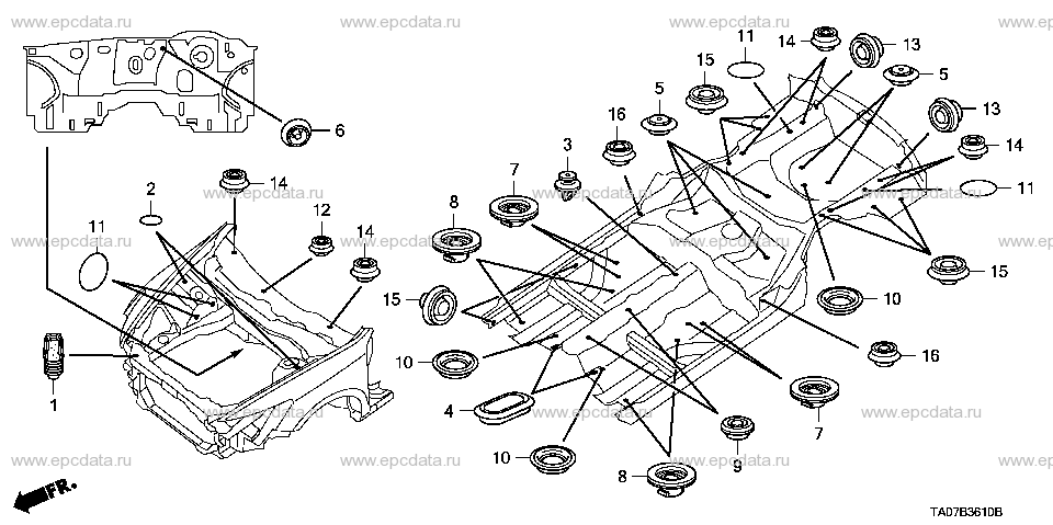 Parts scheme