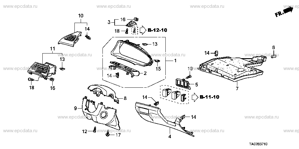 Parts scheme