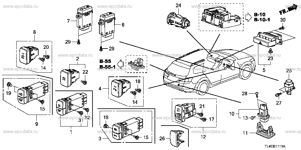 Parts scheme