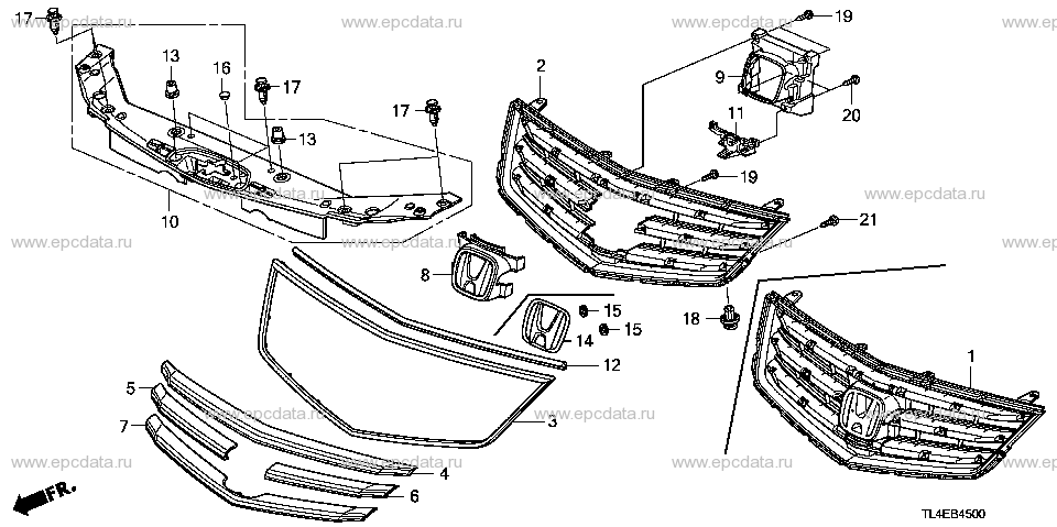 Parts scheme