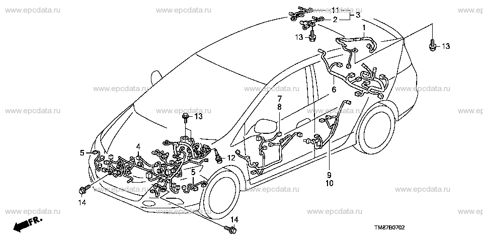 Parts scheme