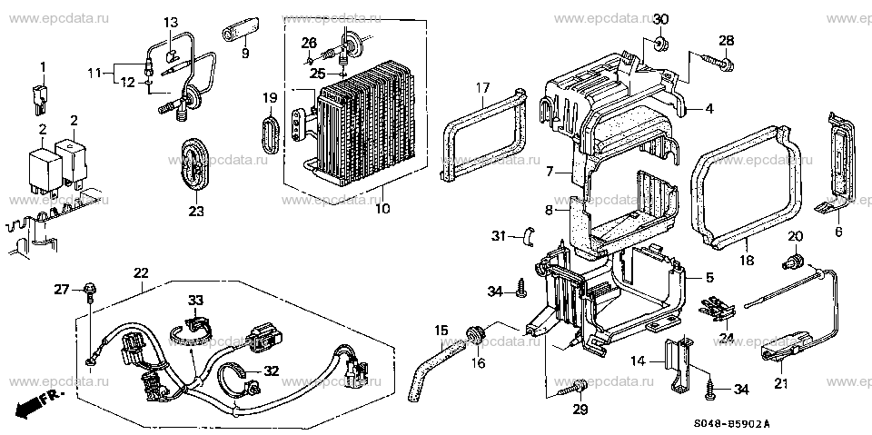 Parts scheme