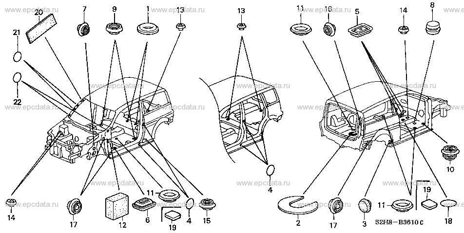 Parts scheme