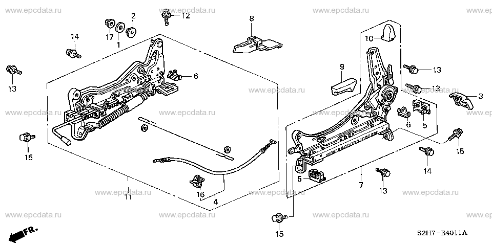 Parts scheme