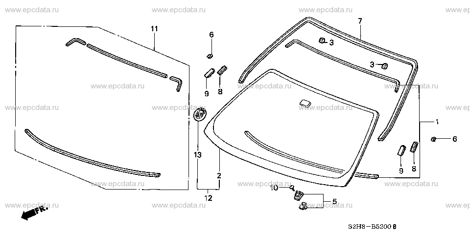 Parts scheme