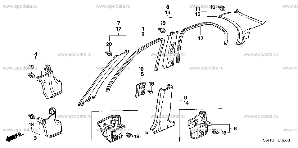 Parts scheme