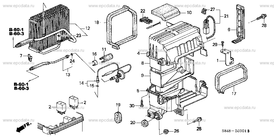 Parts scheme