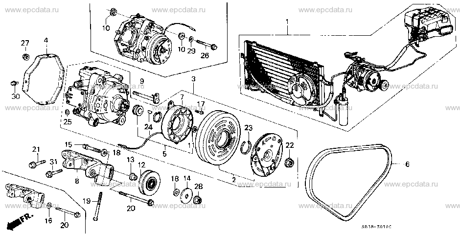 Parts scheme