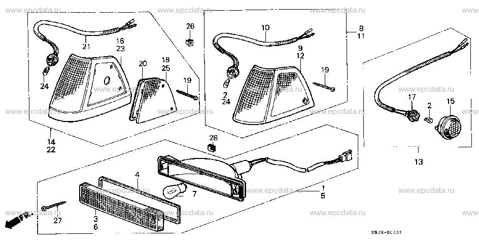 Parts scheme