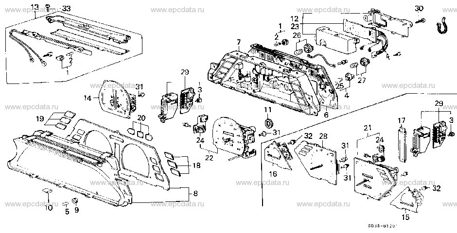 Parts scheme